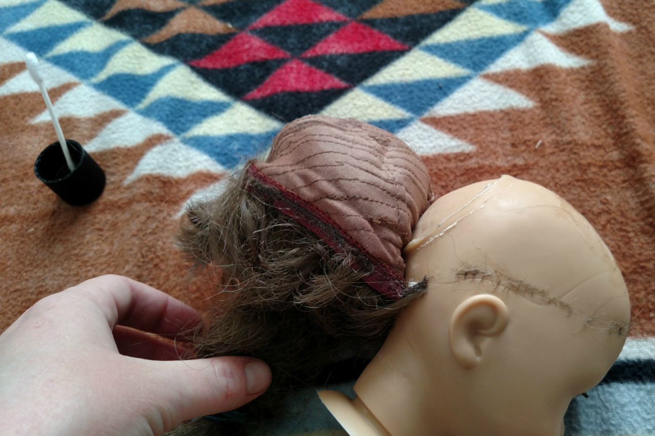 The Doll Ranch — Tutorial: How to re-wig your American Girl doll