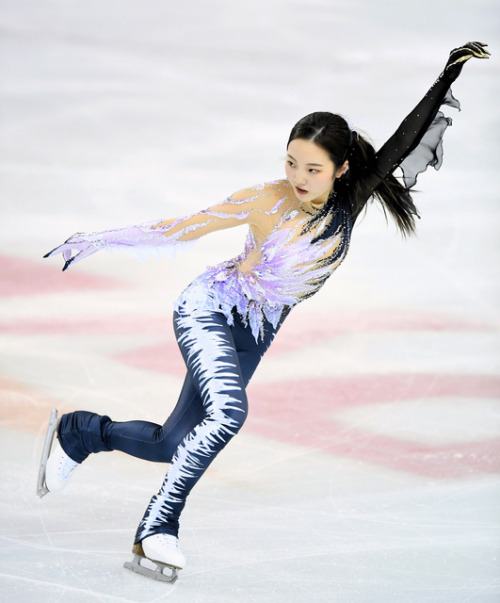 Marin Honda in the short program at 2020 Tokyo Regionals