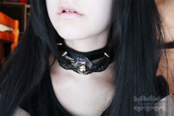 creepygal:  Black Devilbell Choker ♥ now