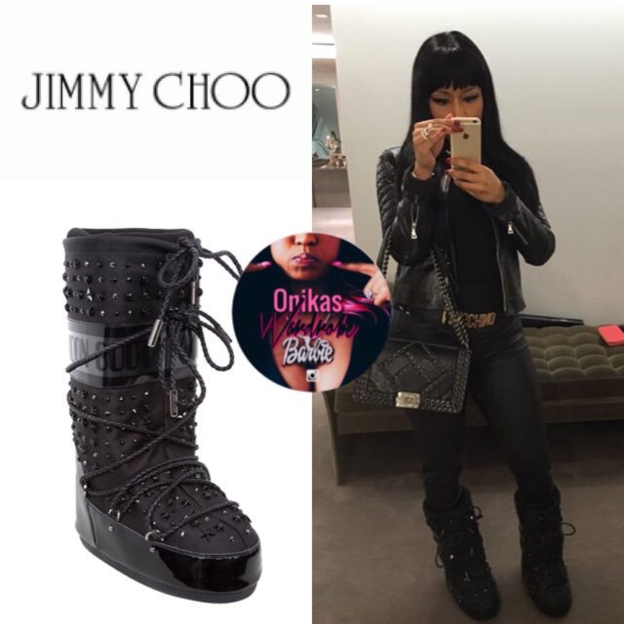 nicki minaj moon boots