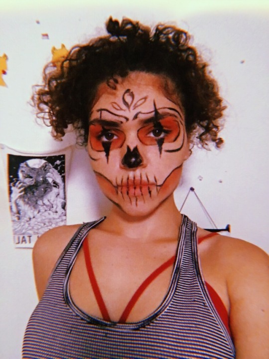 5 minute half-assed Halloween makeup. gonna adult photos