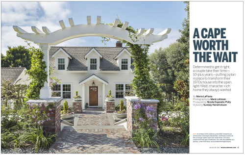 A Cape Worth the Wait: A Cape Cod-style home gets a character-rich makeover, via the May/June issue 