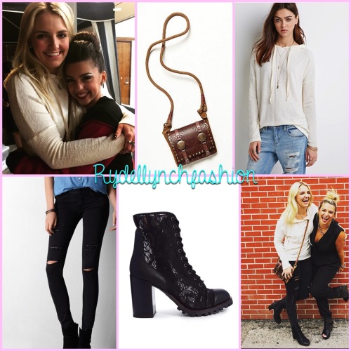 Rydel’s Outfit for the RageCrochet-Paneled Hoodie (Exact) - Price: $29.90Jegging (Ex