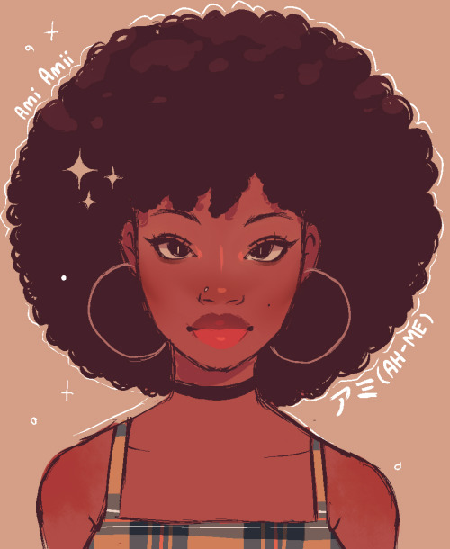How to draw Afro textured 4c hair - an...