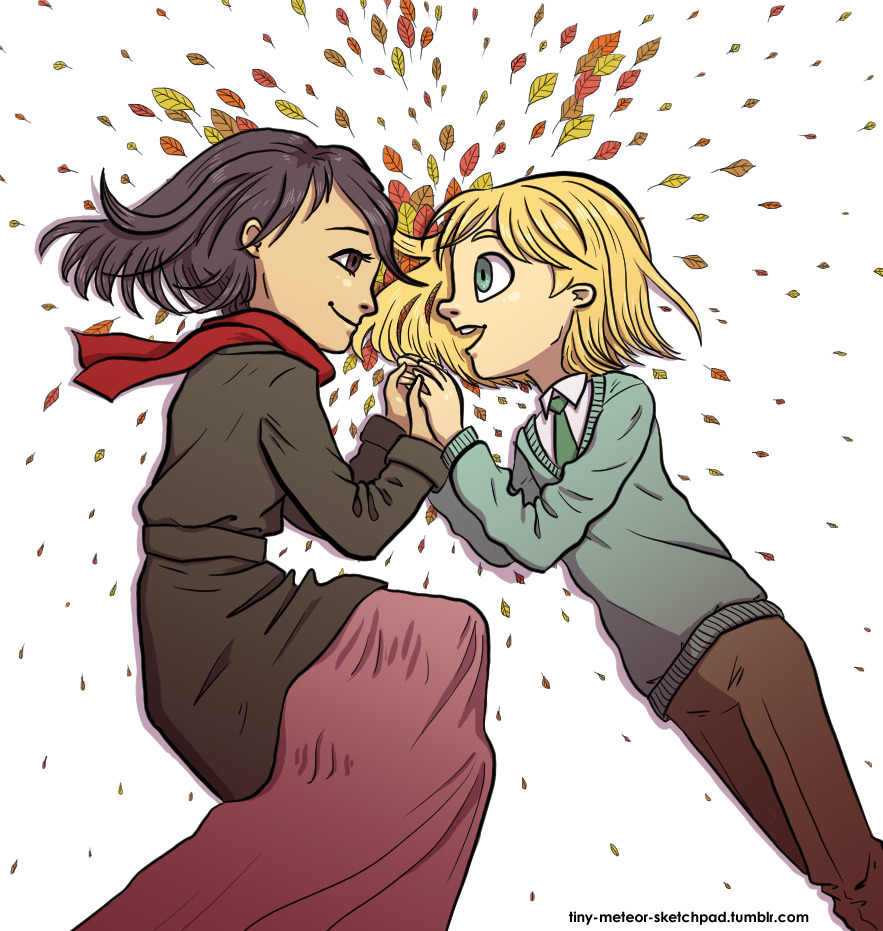 tiny-meteor-sketchpad:  I miss autumn. It’s too cold right now. *cries* The particular