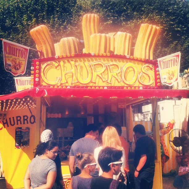 #paris #churros (at Fête Foraine des Tuileries)