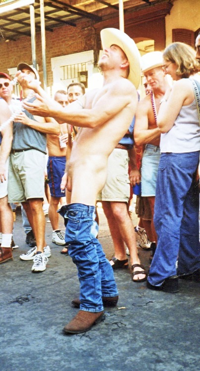 Major Dad&rsquo;s Public Nudity 0660  rednfurrynva:  COWBOY AT SOUTHERN DECADENCE !