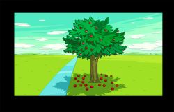 Selected Backgrounds From Thanks For The Crabapples, Giuseppe! Art Director - Nick