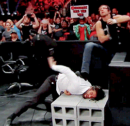 Seth was a fucking mess here.