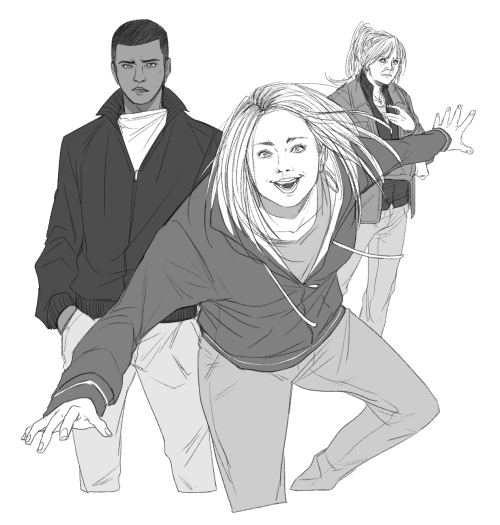 I started watching Doctor Who recently and wanted to try drawing some characters!