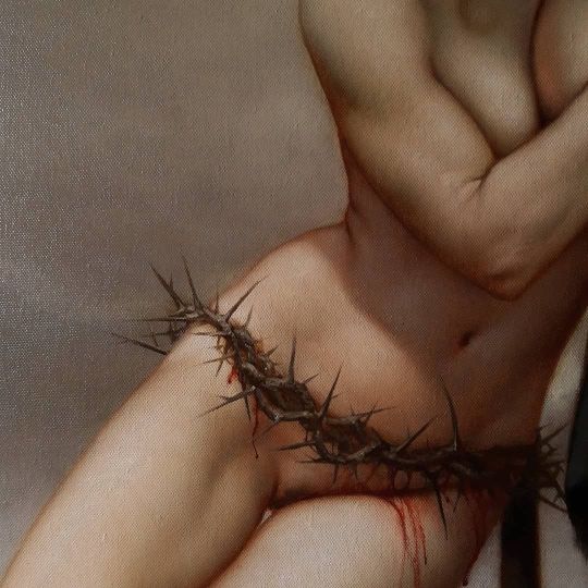 L'angelo, la morte e il diavolo, Roberto Ferri, oils, 2018 : r/Art