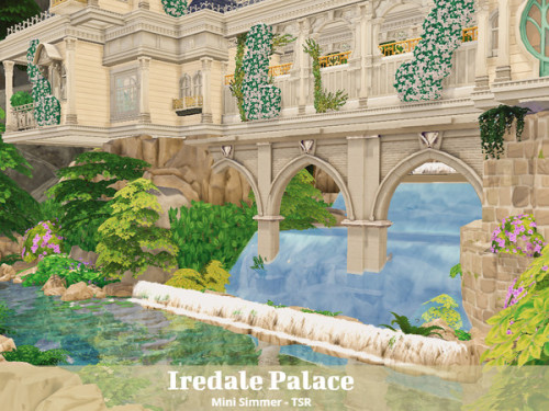 Iredale PalaceIredale is a beautiful palace built above a lake.Lot Details: - Lot type: Residen