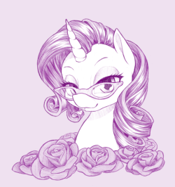 dstears: I wanted to draw a Rarity. Then