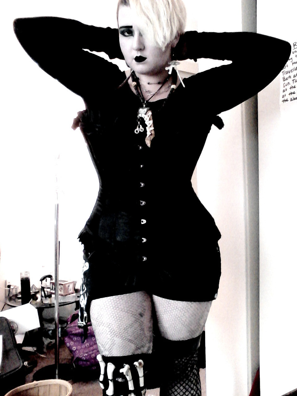 goth-waffles:  Well this is a rarity. Probably the only photo set you will ever see