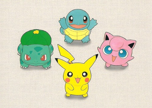 hdddsdjcksjdnkjs88888883333-dea: Pikachu, Bulbasaur, Jigglypuff &amp; Squirtle | Keiko Fukuyama