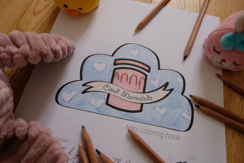 When you buy our mini coloring book (here), you can see the logo...