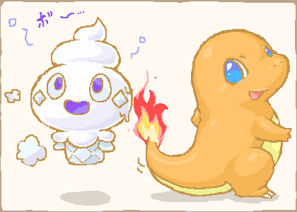 reuniclus:  火遊びは大変危険です  by ミロカ 