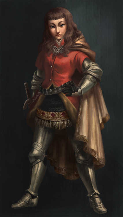 dungeoncrawlersltd:  Lady Knight by GreyAnnis 