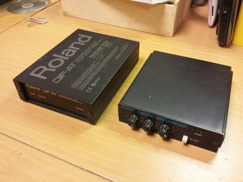 Roland DIF-AT R-BUS/ADAT Interface Box, 1999 - Alesis Micro Enhancer, 1988