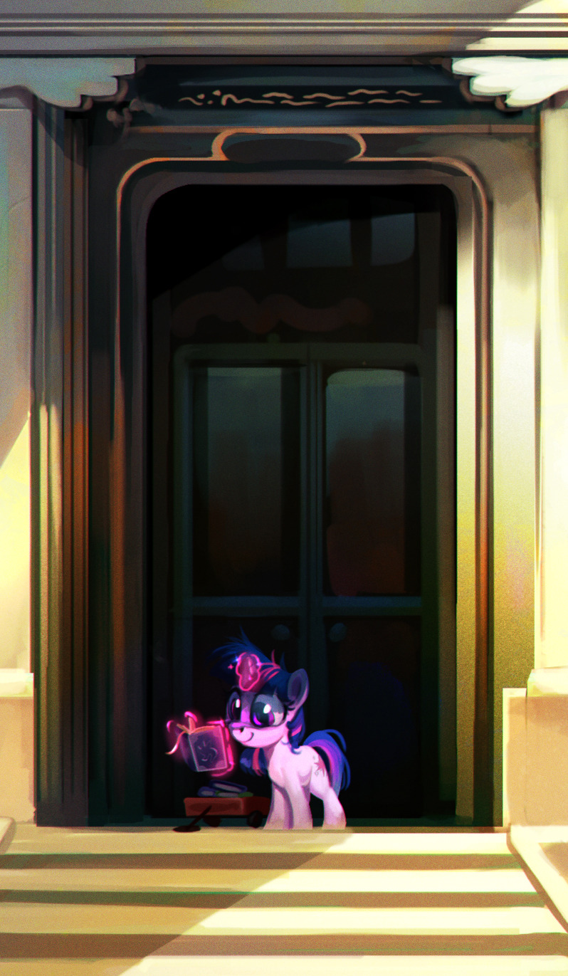 imalousart:  Celestia’s Library 10h  ^w^