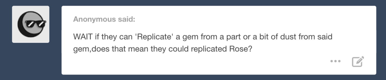 askthehomeworldsquad:  ♢Y.Diamond ♢ : you mean rose quartz??♢Y.Diamond ♢