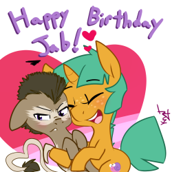 ask-glittershell:Hey everyone!  It’s @askeverfreerat ‘s Birthday today!  As I’m sure diligent leaders and long time followers are aware I’m his biggest fan and bottom bitch  So everyone please go by his Ask Box and remind him how old he’s