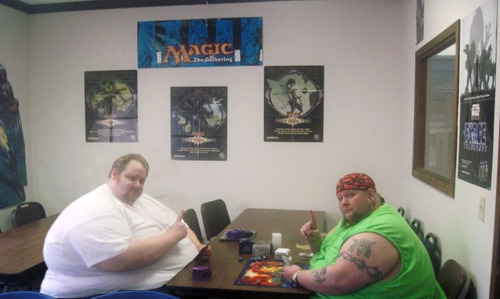And now I want to bust out my old decks… Think they’d play strip Magic: the Gathering?