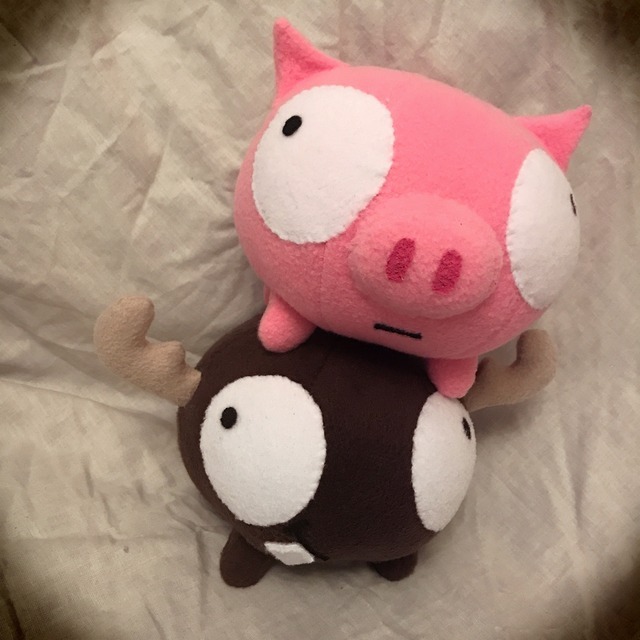 invader zim mini moose plush