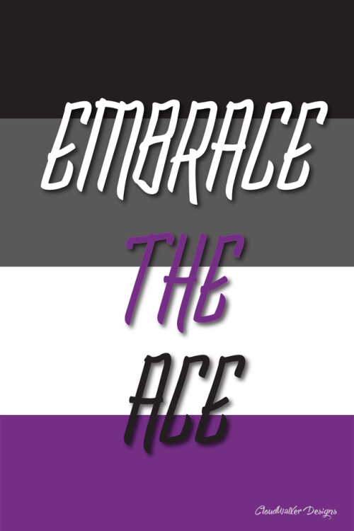 cloudwalker-designs: For the aces and their allies out there, you are loved and valid!Ace swag here 