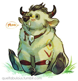 quelfabulous:Tauren druid burr. It’s Pandaroohoo.