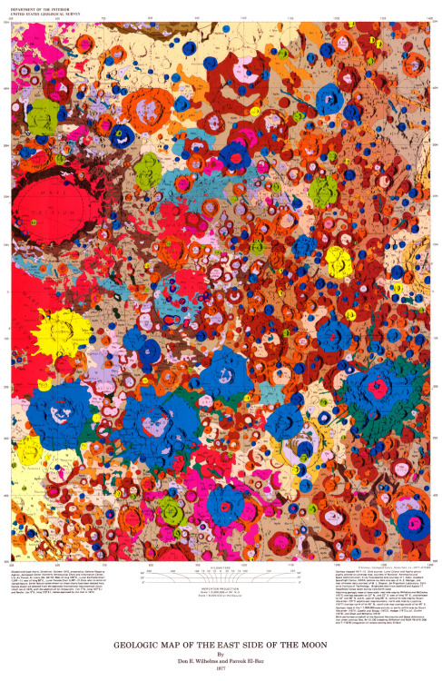 jesuisperdu:  reginasworld:  Images from the Geologic Atlas of the Moon  art i wish i made
