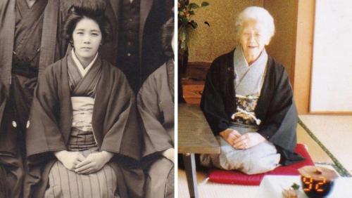 armindoc: sixpenceee: The oldest person in the world turns 117 - Nabi Tajima Bless her sweet so