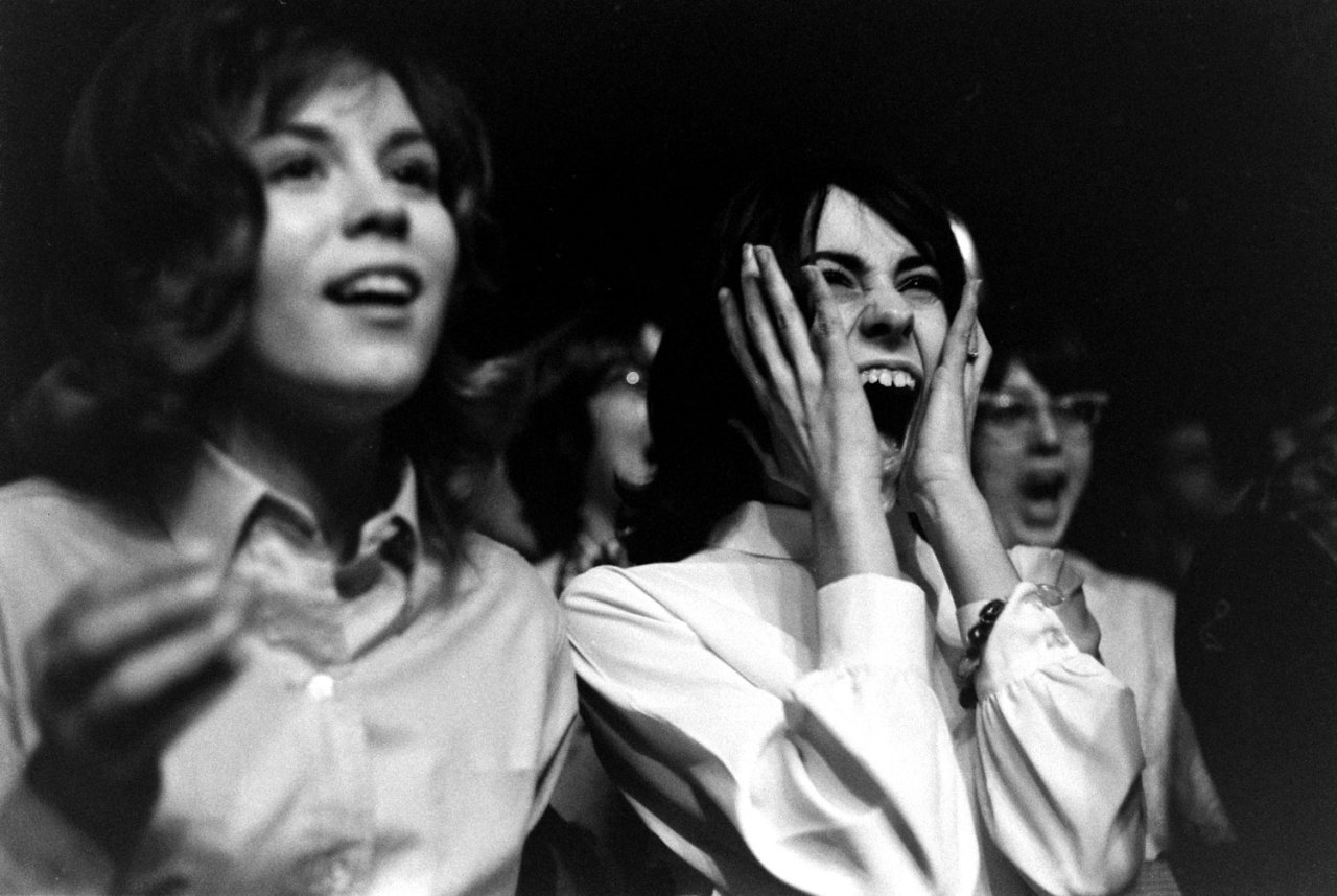 life:  Beatlemania at its finest.  Meet the ecstatic fans at the Beatles’ first