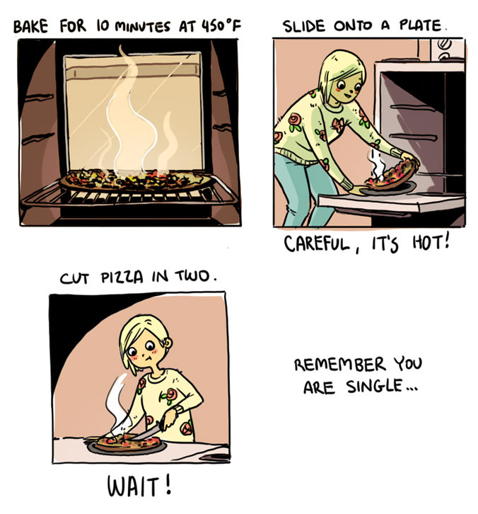 suzeart:  Click one of the links below to complete your single pizza adventure! …and