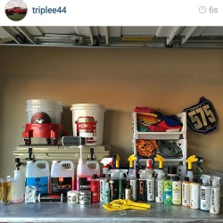 chemicalguys:  The line up… I don’t think I have a problem… Except that a few bottles are almost empty… Lol #surgicallyclean #detailing #detailersofinstagram #ocd #chemicalguys thanks @triplee44 for sharing your awesome collection