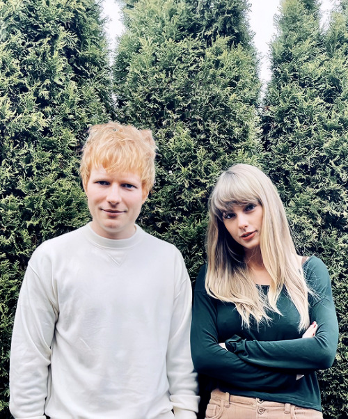 alison-swifts:Taylor Swift &amp; Ed Sheeran for Red (Taylor’s Version) Spotify Playlist Pr