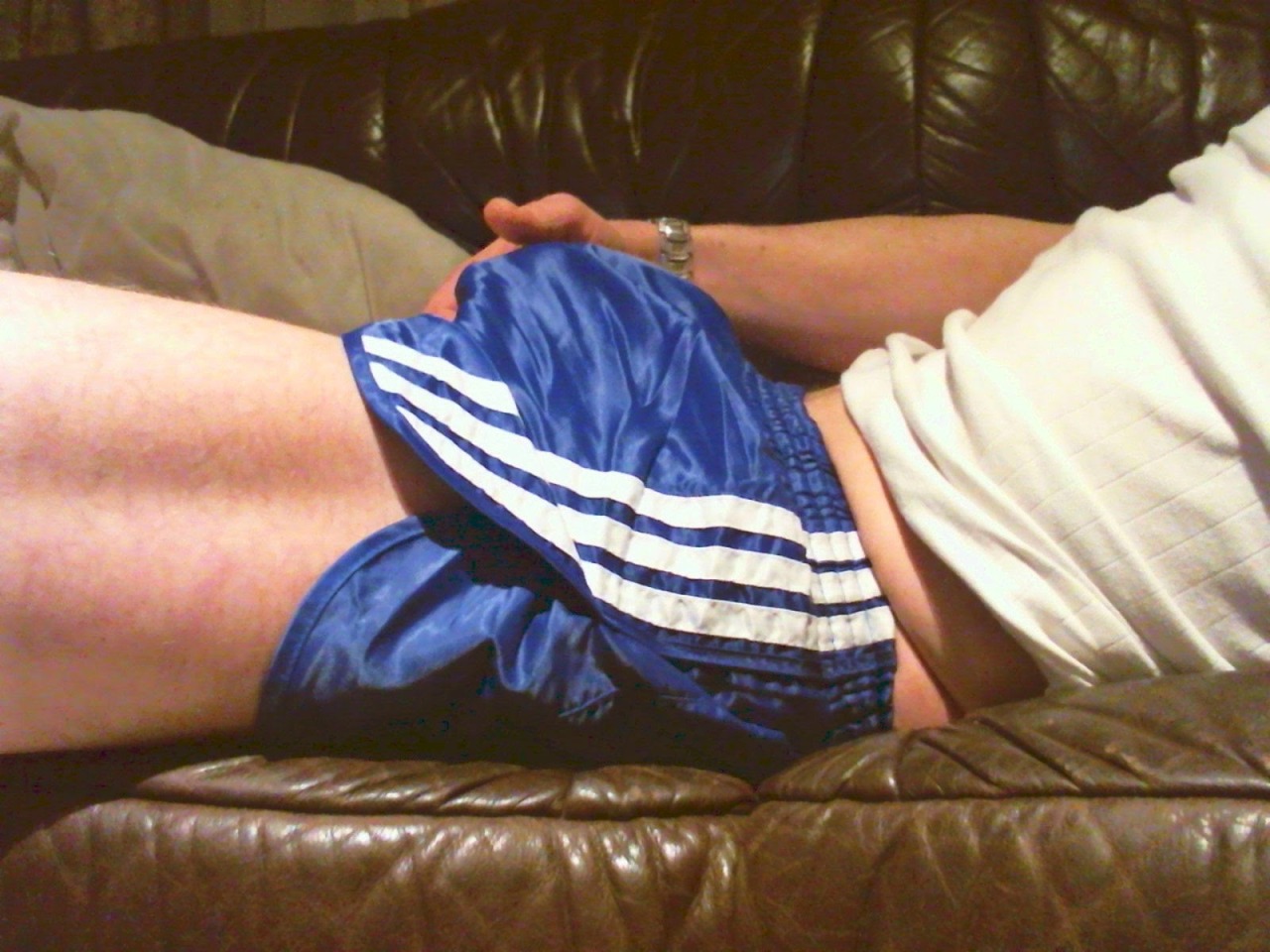 sportgearlover:3stripes nylon shiny adidas shorts set