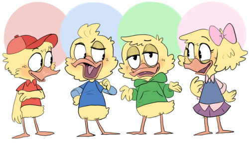 cannibalsharkart: me waking up in a cold sweat: WHAT IF THOSE DUCK KIDS WERE YELLOW AND FLUFFY LIKE 