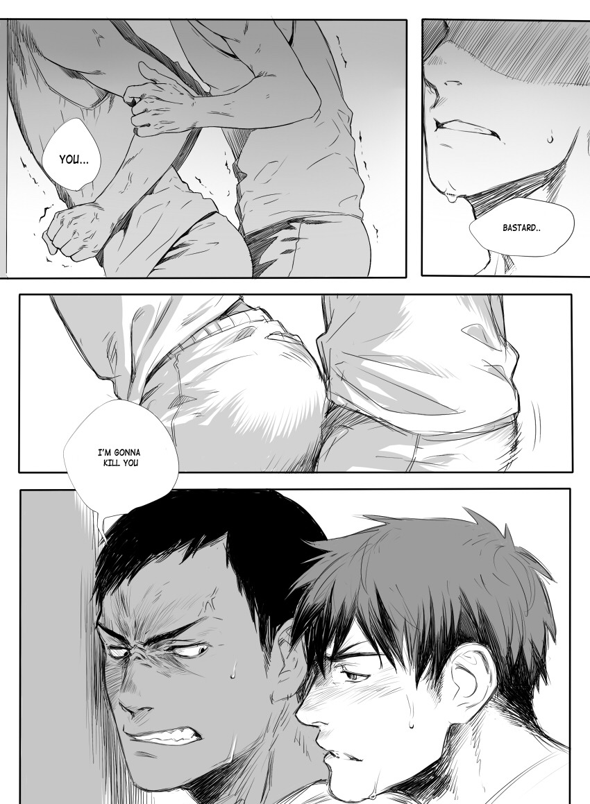 sdkay:  This is my Kuroko no Basuke doujinshi “Private Training” All comic page