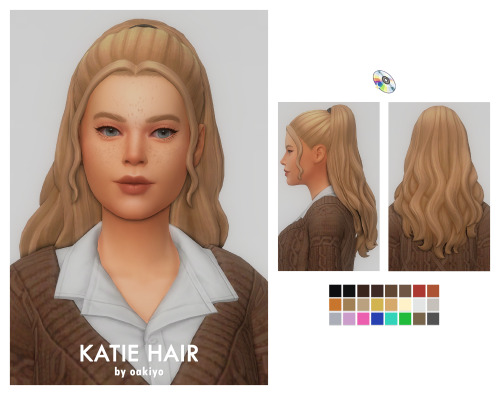 oakiyo:Katie Hair You can watch the speed mesh of this hair here over on my YouTube, hope you like i