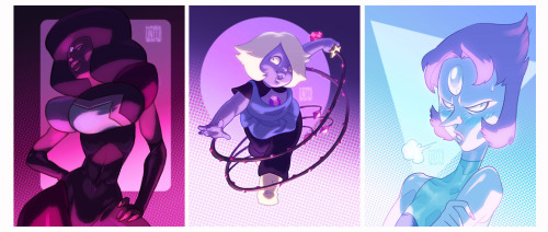 ladybrot:  Steven Universe set I did as samples for my next commissions batch More info soon! :D 