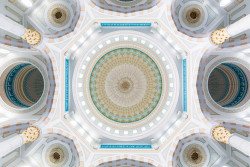 venusverticordias:Inside Khazret Sultan Mosque, Astana, Kazakhstan by Loïc Lagarde