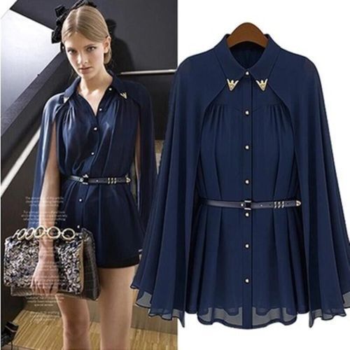 cleveruuu: Need one?  Plus Size Ladies 2 in 1 Denim Coat ใ.35 NOW ี.91    Plain Lapel Zipper Long Coat   ็.56 NOW  ษ.28   Charming Lapel Plain Cape Blouse  ส.39 NOW ร.97   Amy Green Hooded Split Front Woolen Cape  ๔.84 NOW  ี.56 