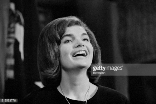 cw21dlr:Jacqueline Kennedy during her televised appearance at the office of Attorney General Rober