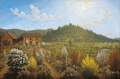 John Glover, Artist’s House and Garden in Mills Plains (1835)