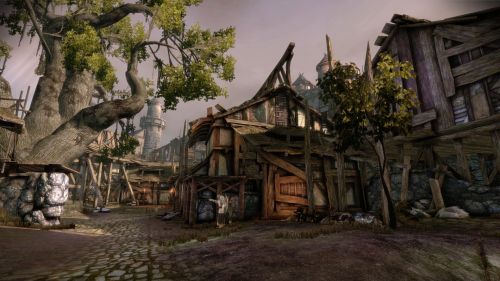 wyrdsistersofthedas:Dragon Age Origins Scenery: Denerim (Alienage)More full resolution screenarchery