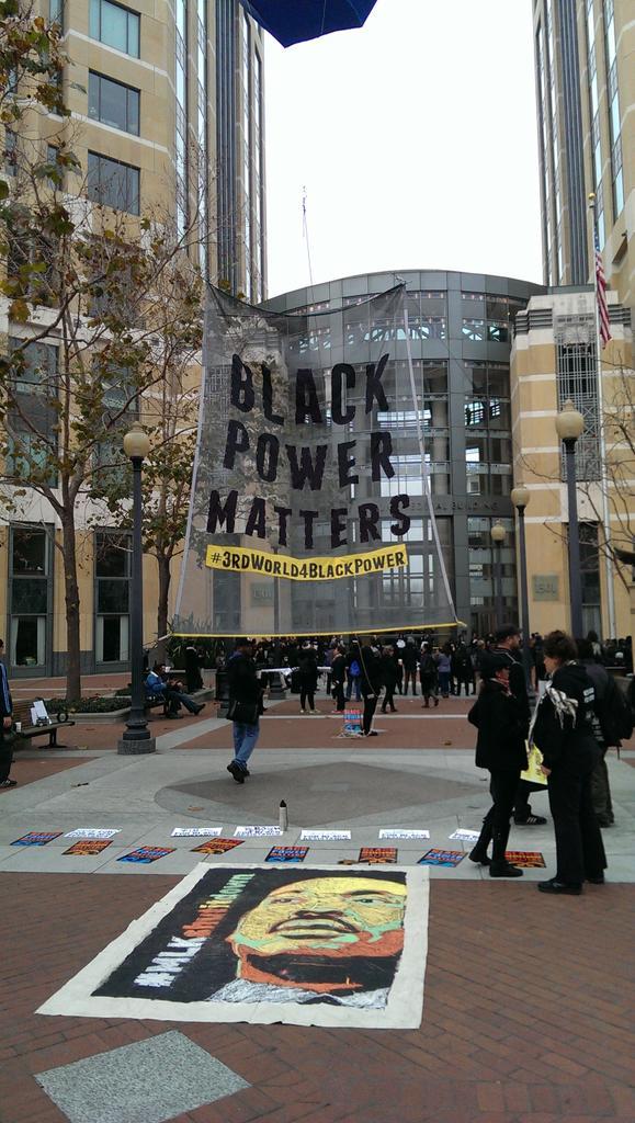 america-wakiewakie:   Activists at ‪#3rdWorld4BlackPower shut down the Federal