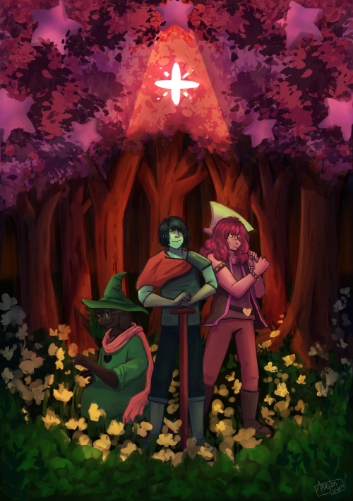 anastenlights-art:Got the go-ahead to post! My full drawing for @only-you-zine, got to draw the delt