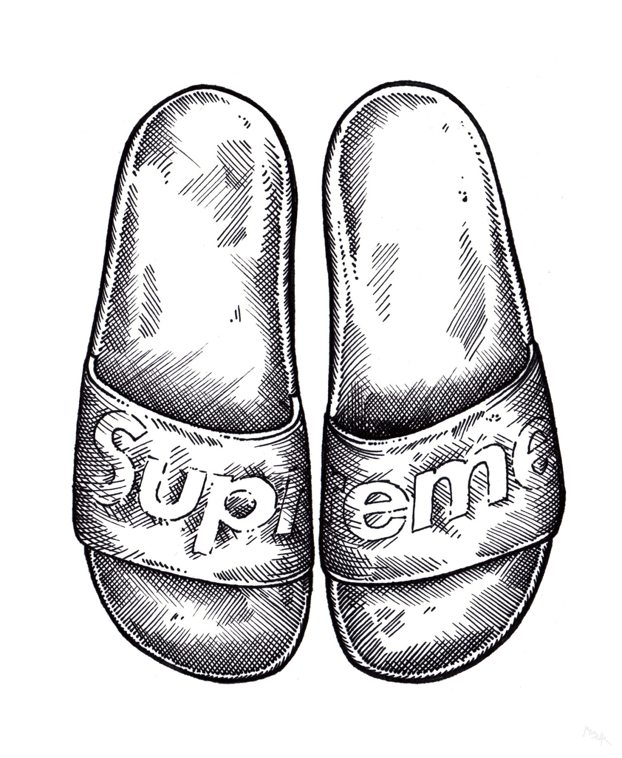 supreme slipper