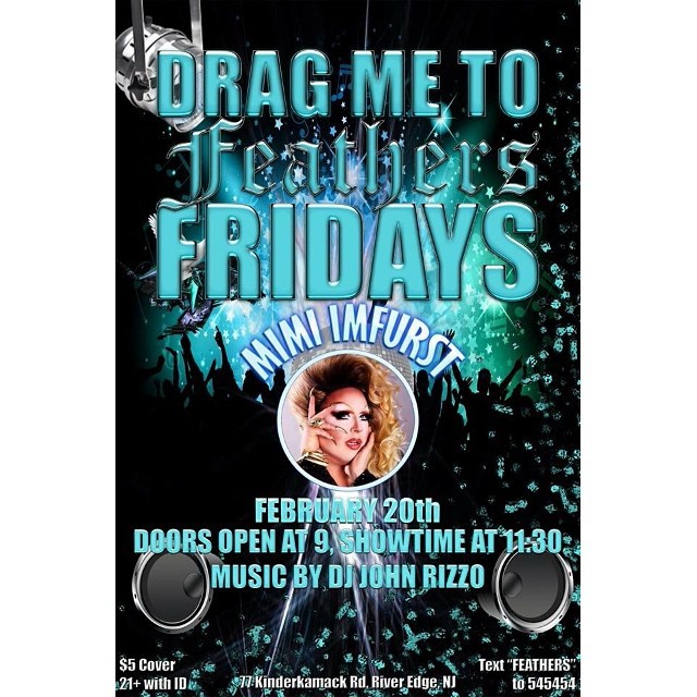 Having a much needed fag hag night with my bottoms tonight and seeing my boo, Mimi
